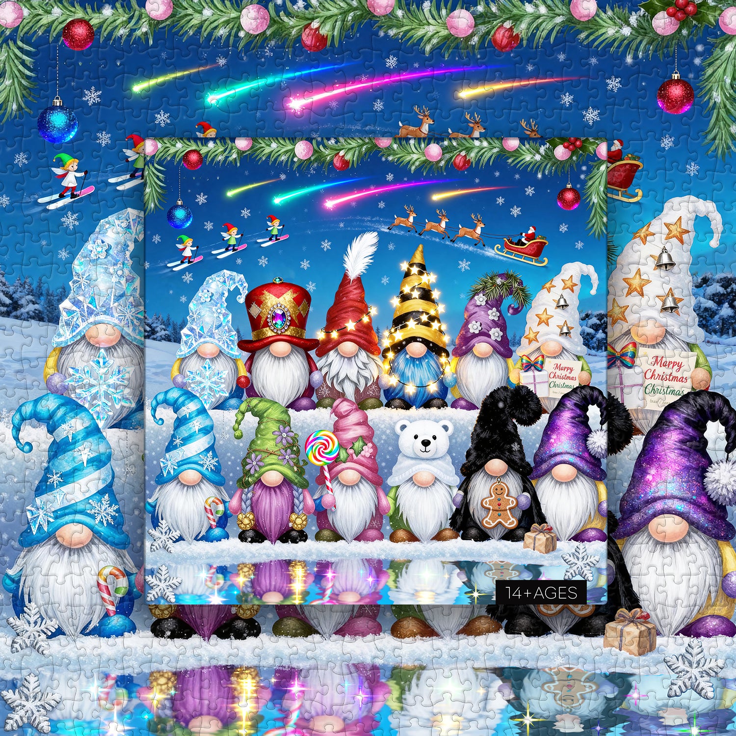 Puzzle puzzle per frenesia psichedelica 1000 pezzi