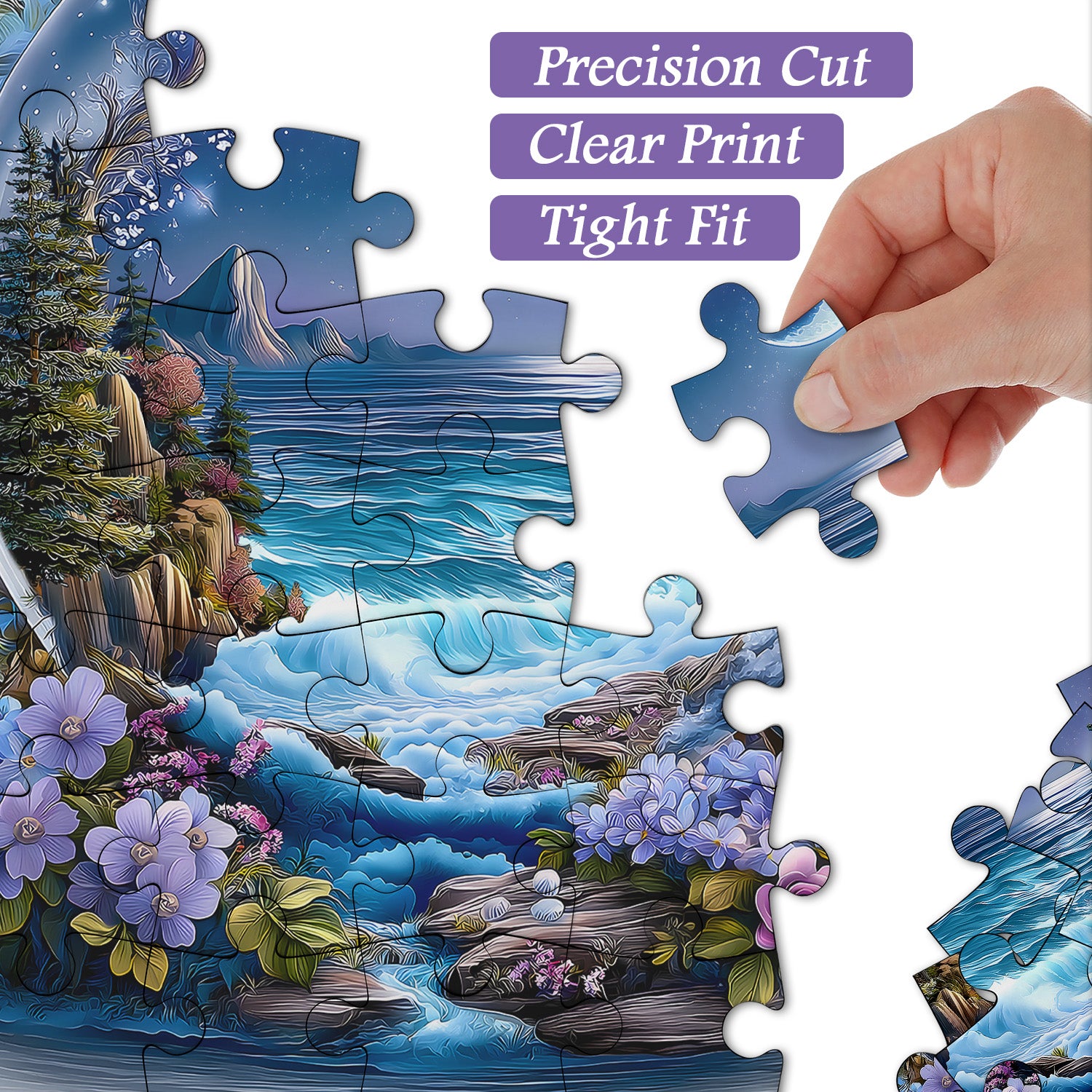 Psychedelic Rasing Jigsaw Puzzle 1000 Stücke