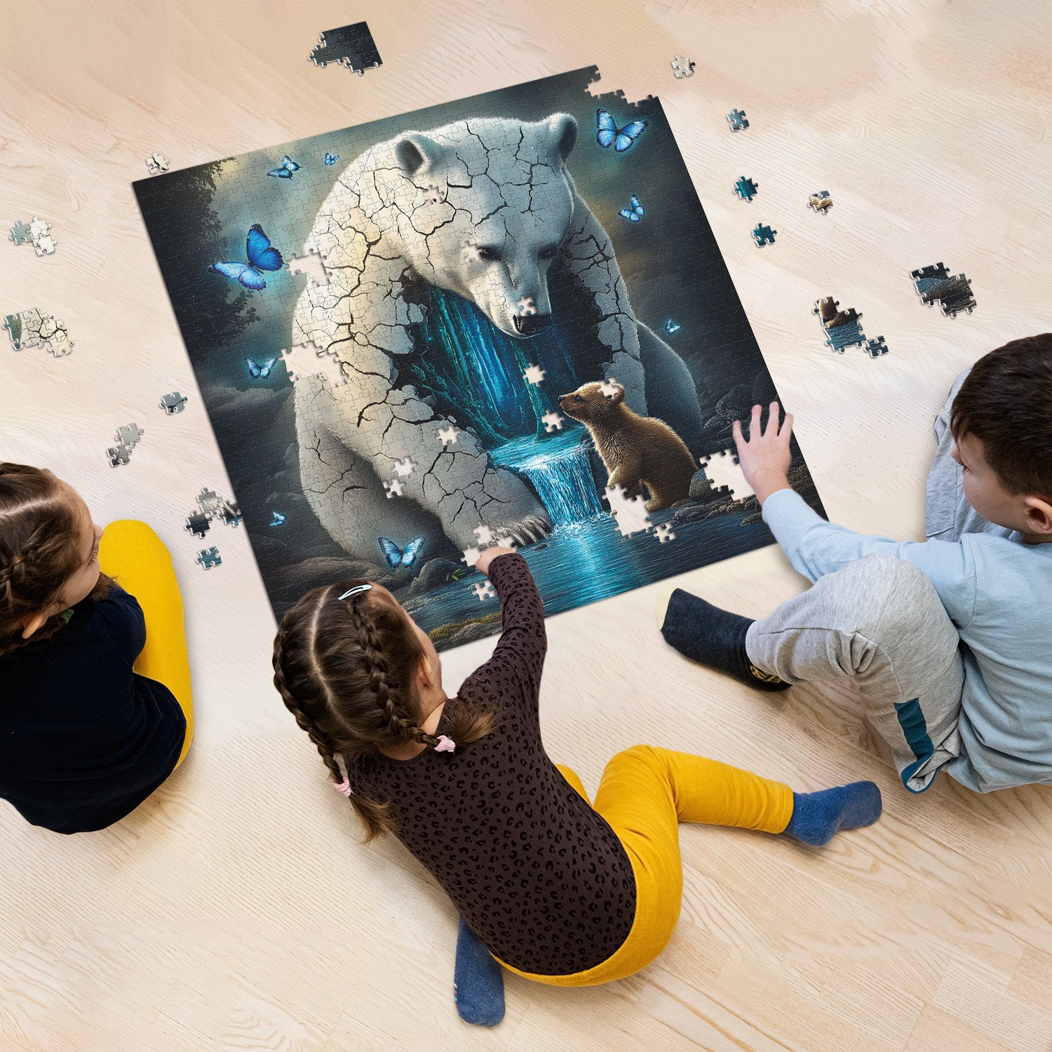 Pizles de Jigsaw de Bear’s Secret Realm 1000
