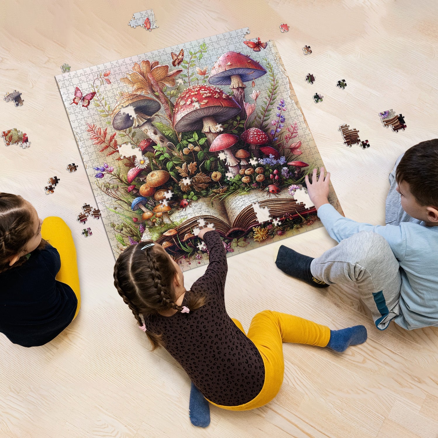 Livre de champignons Puzzle 1000 pièces 1000 pièces