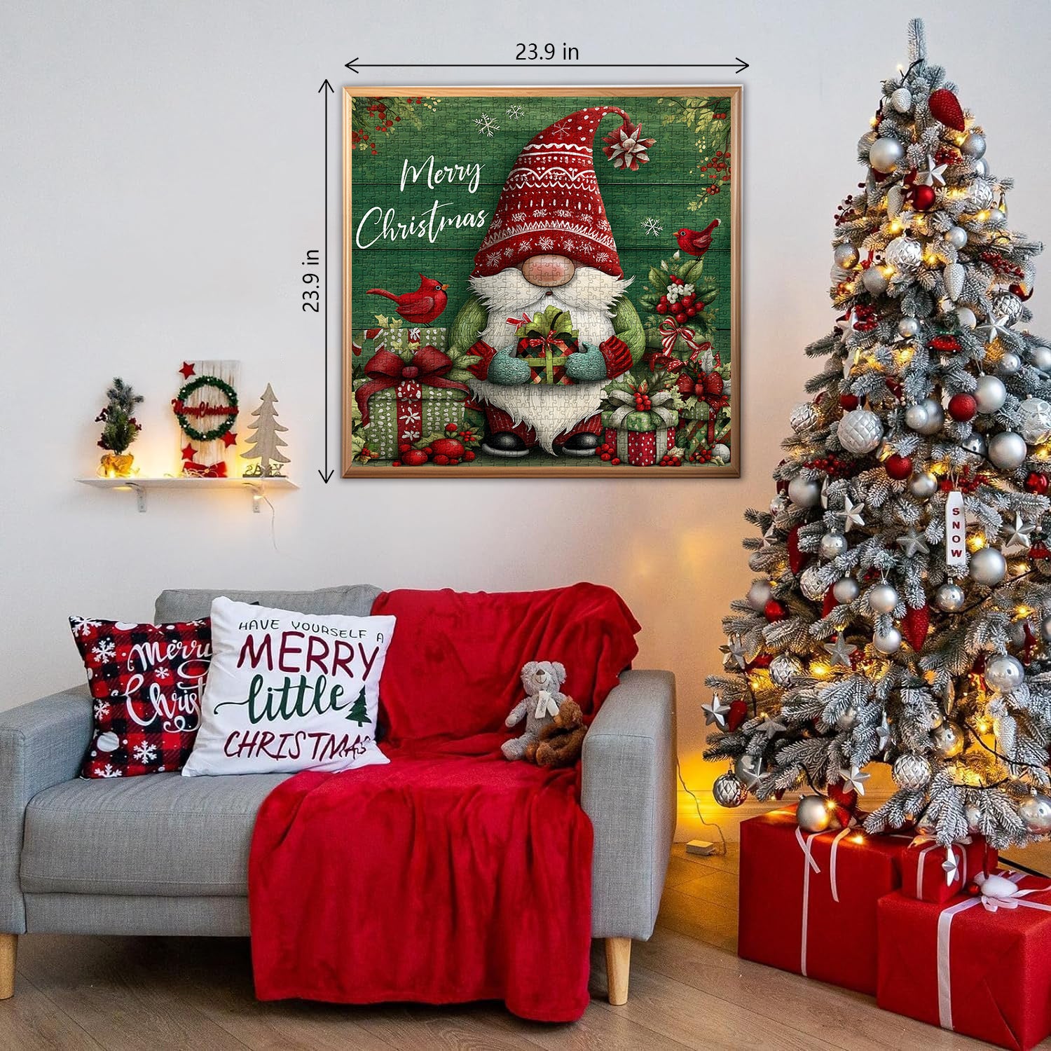 Christmas Gnome Jigsaw Puzzle 1000 Pieces