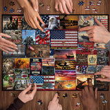 Stille Tributpuzzle Rätsel 1000 Stücke