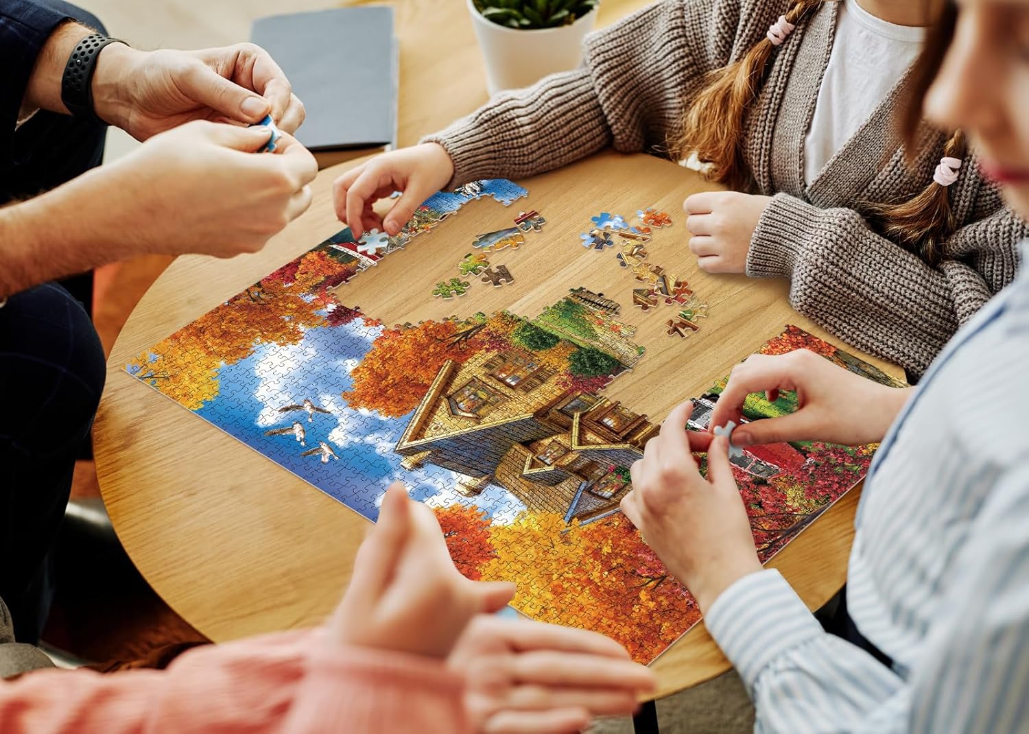 Herbst -Ruhepuzzle 1000 Teile