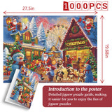 Happy Christmas Street Jigsaw Puzzle 1000 pezzi