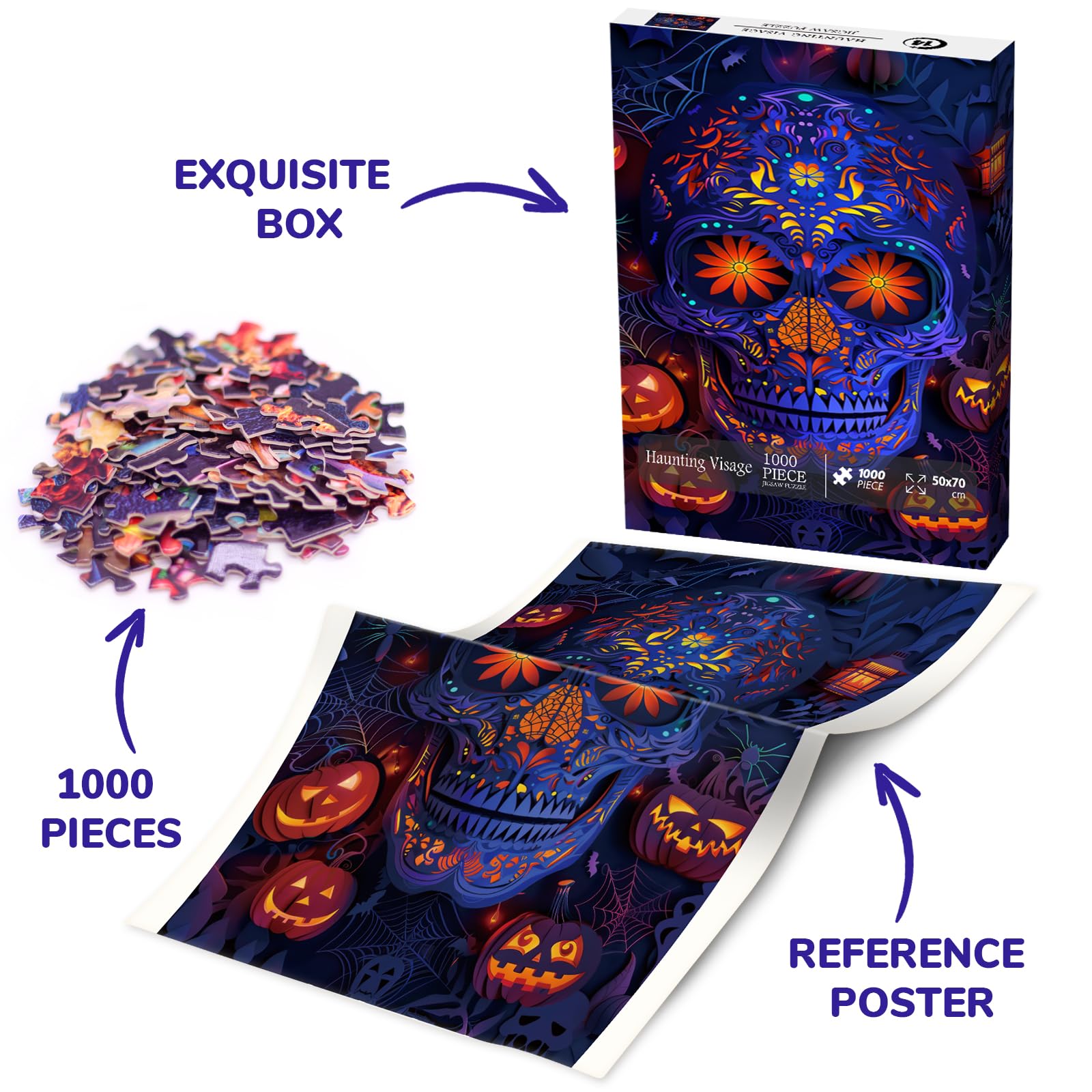 Visage obsédant Puzzle de puzzle 1000 pièces