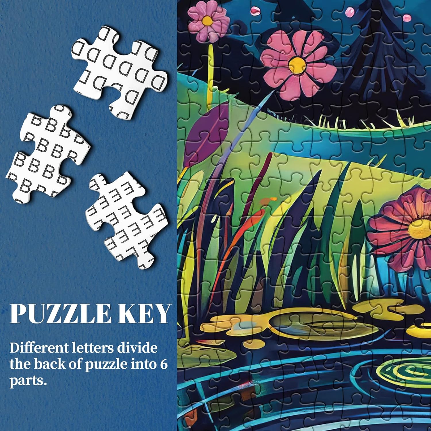 Puzzle de puzzle à lutte à la darons en floraison 1000 pièces