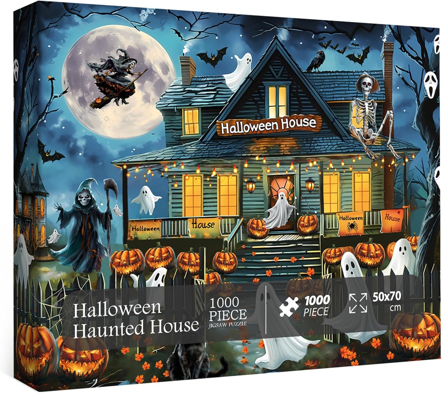 Halloween Hanted House Puzzle 1000 pièces