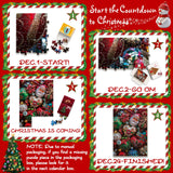 Adventskalender des Weihnachtsgedächtnisses Jigsaw Puzzle 1000 Stücke