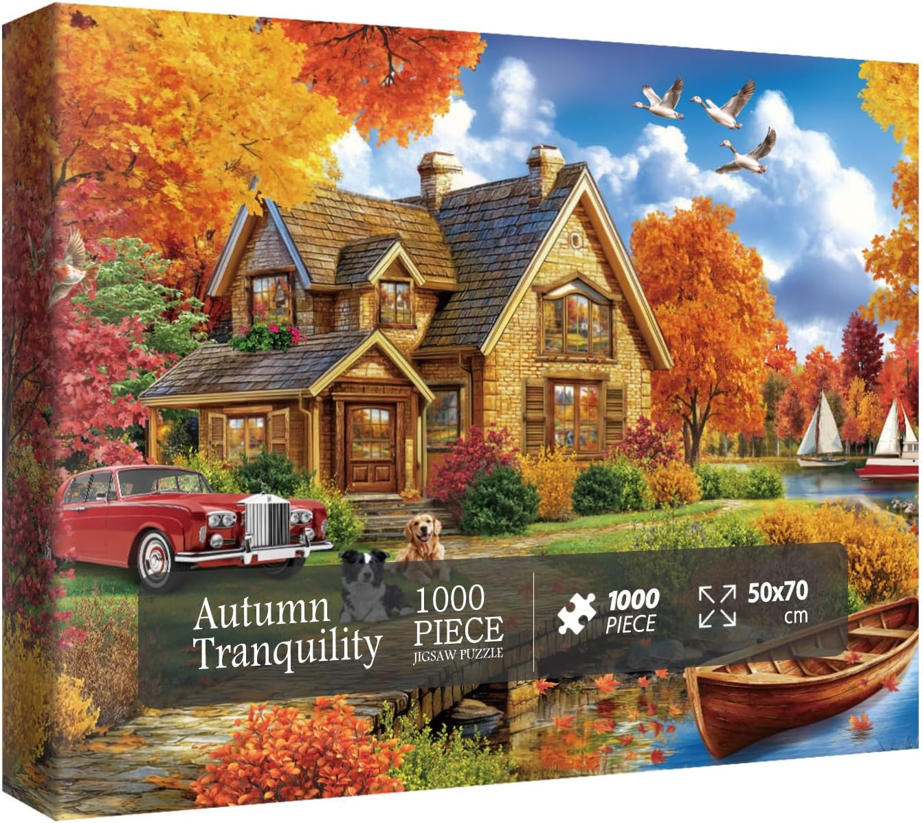 Herbst -Ruhepuzzle 1000 Teile