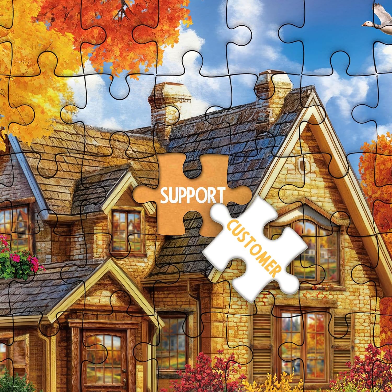 Herbst -Ruhepuzzle 1000 Teile