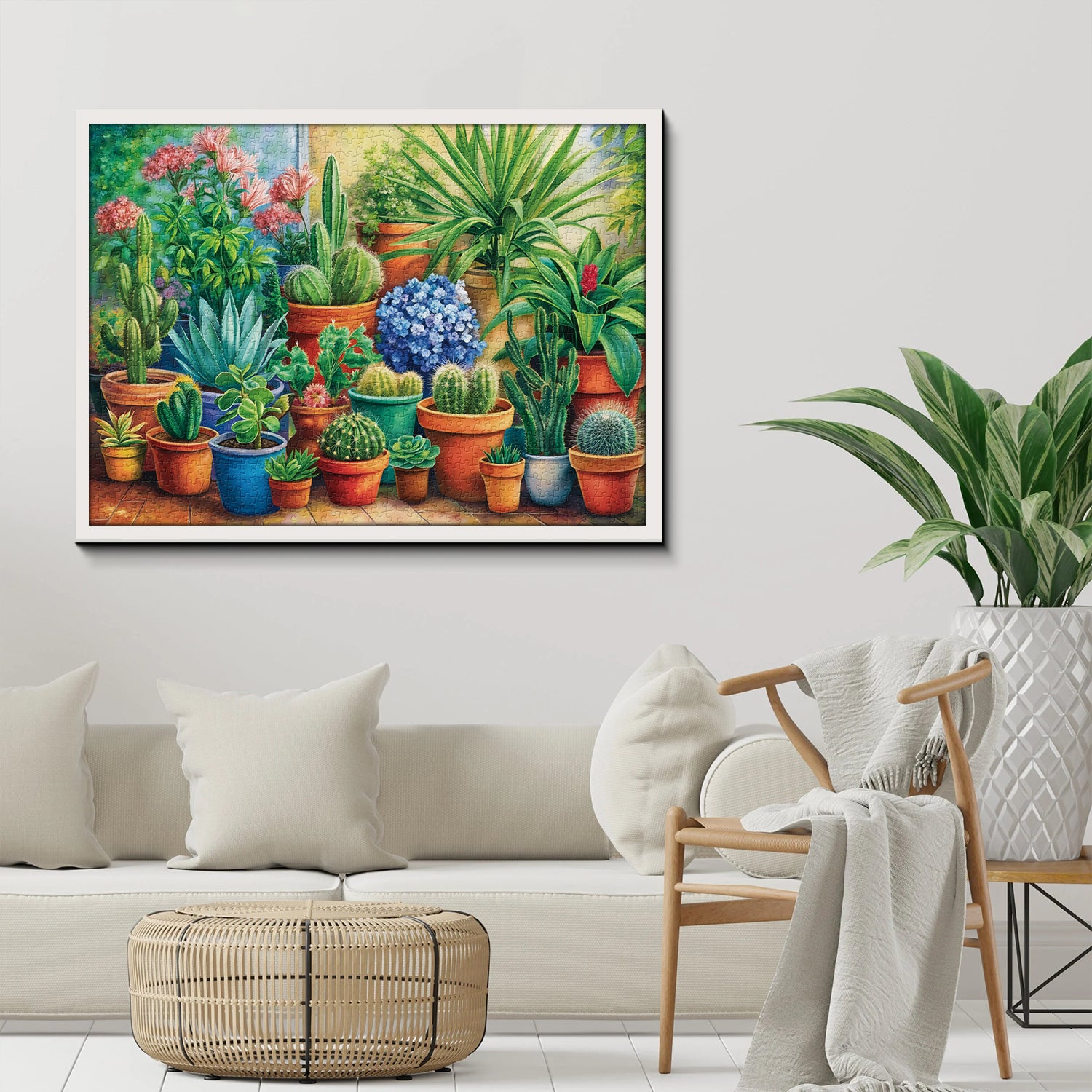 Chapapier floral puzzle 1000 pièces