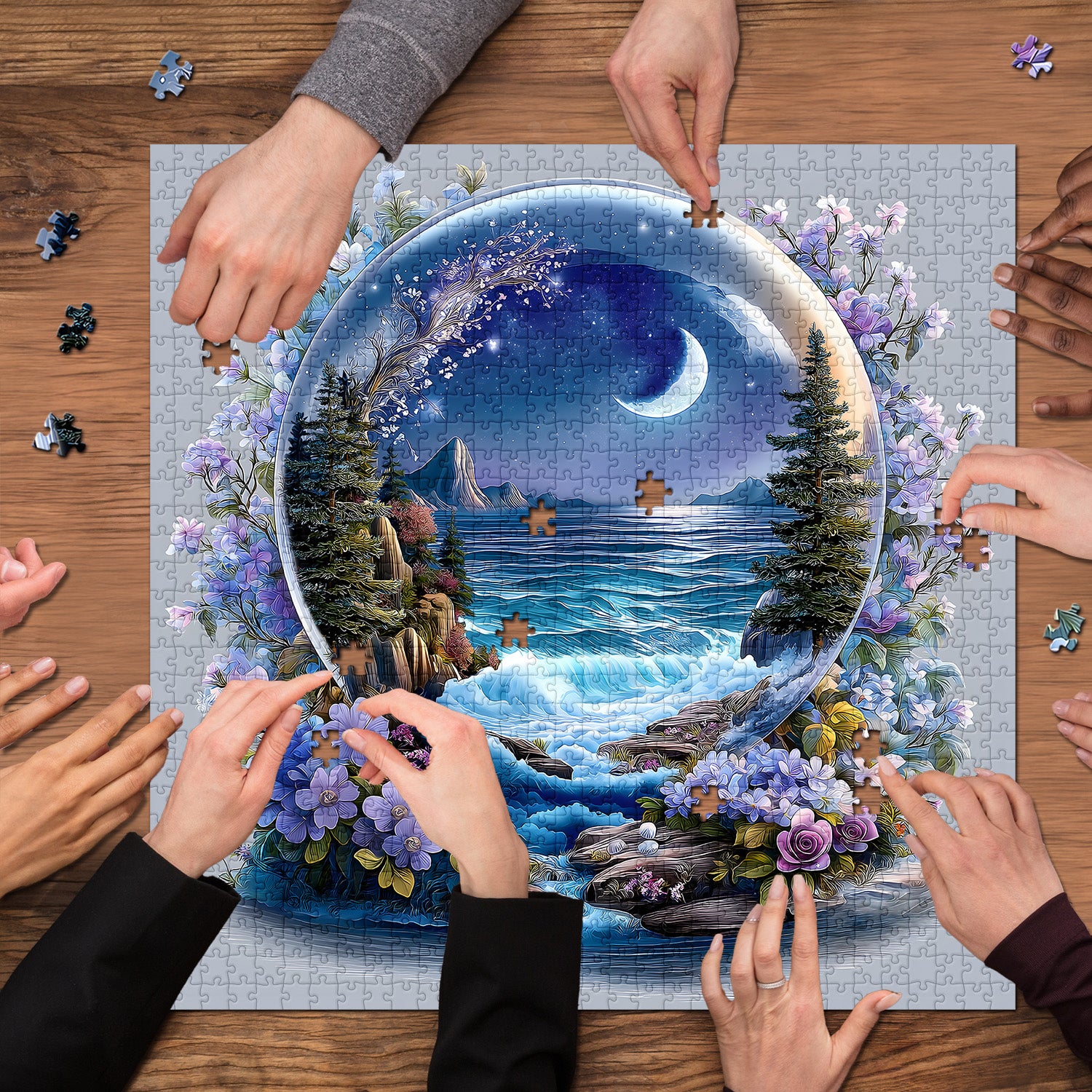 Psychedelic Rasing Jigsaw Puzzle 1000 Stücke
