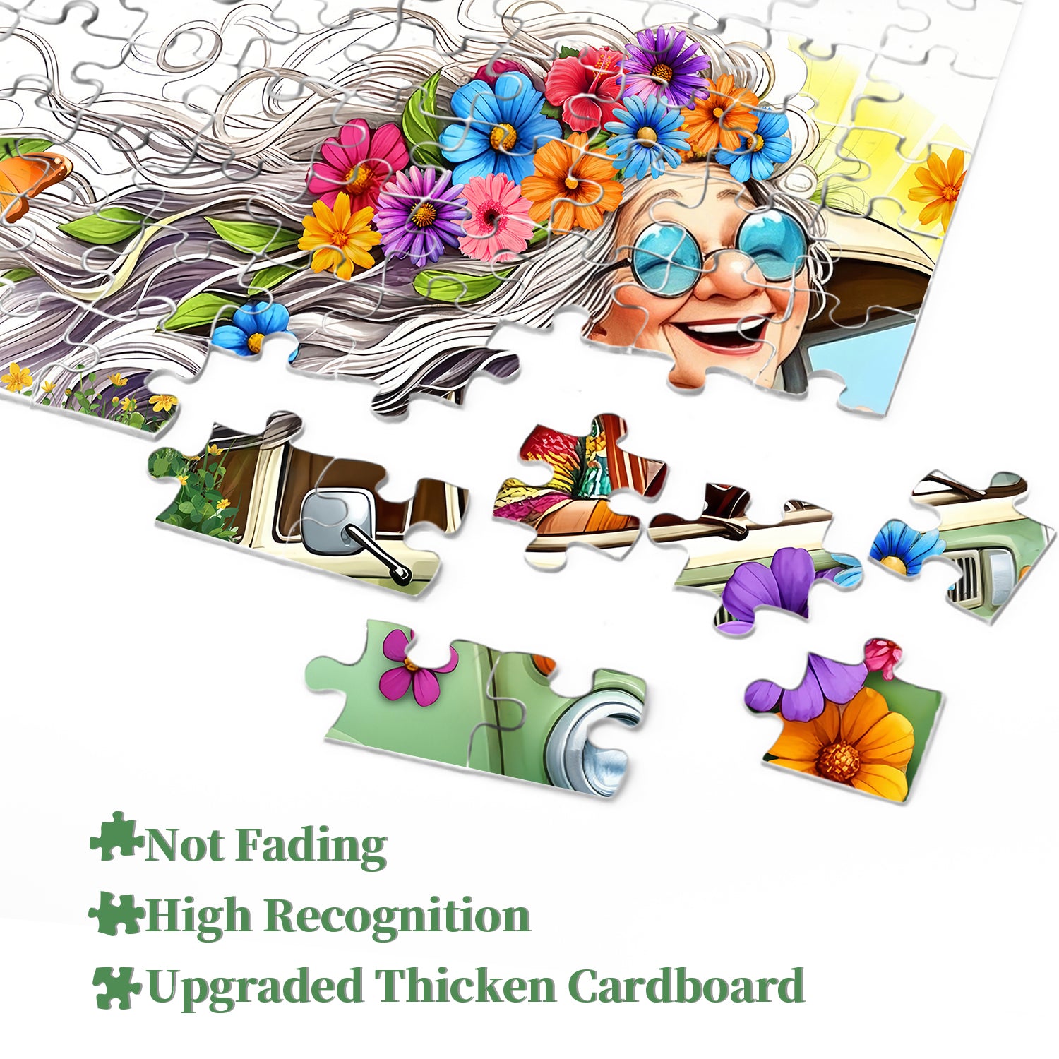 Banny’s Flower Van Jigsaw Entra 1000 pezzi