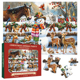 Pezzi 1000 pezzi per la festa per animali di Natale 1000 pezzi