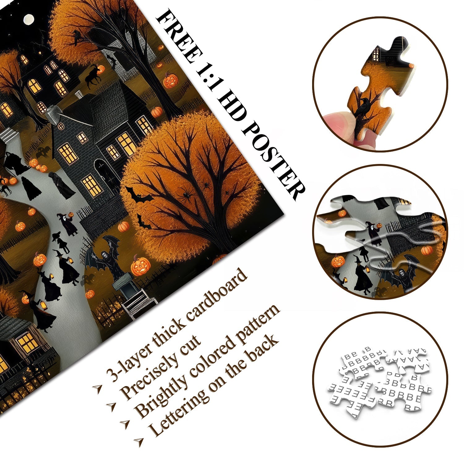 Halloween Hometown Puzzle 1000 pièces 1000 pièces