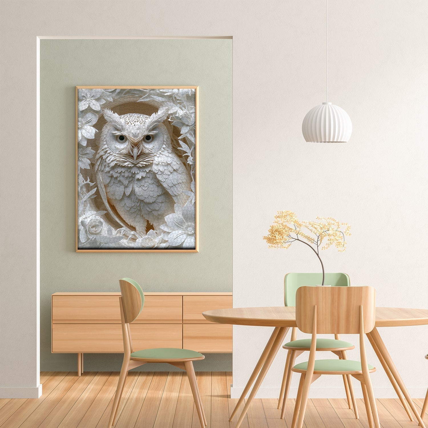 Puzzle de puzzle 3d hibou 1000 pièces