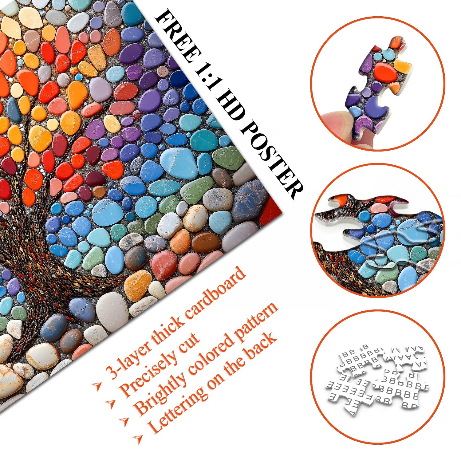 Stone Tree of Life Jigsaw Puzzles 1000 Pieces