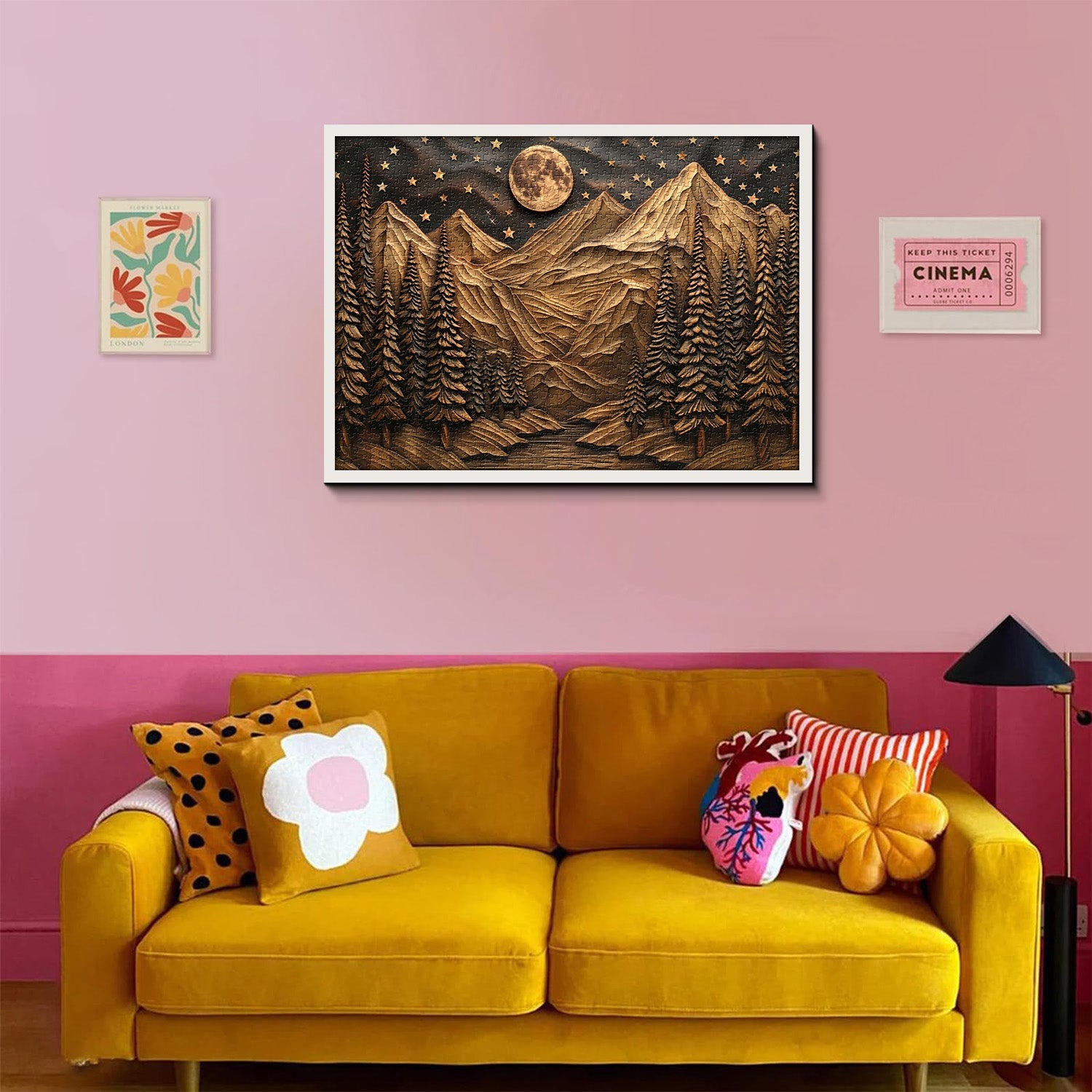 Puzzle de la foule sur bois Puzzles 1000 pièces