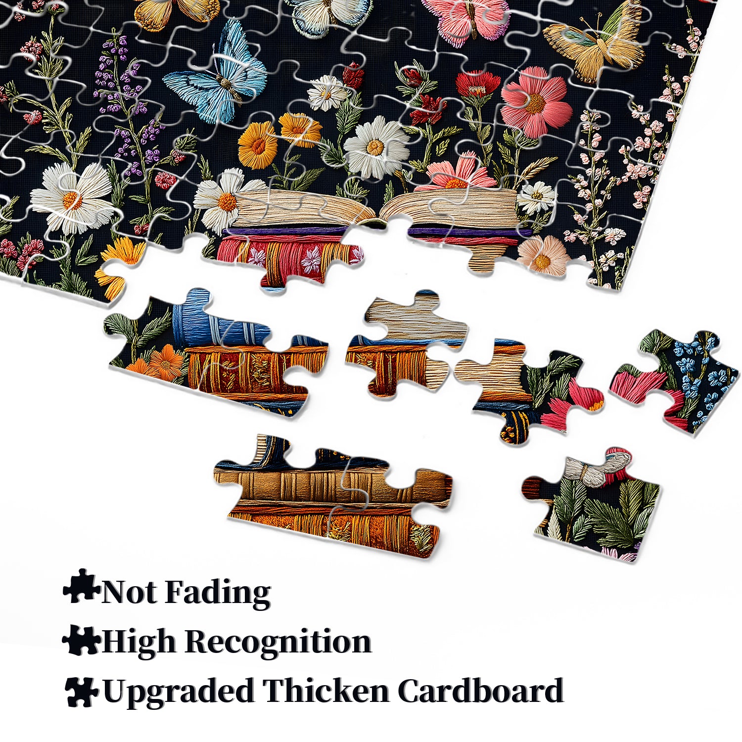 Fleurs et pages puzzles de puzzle 1000 pièces