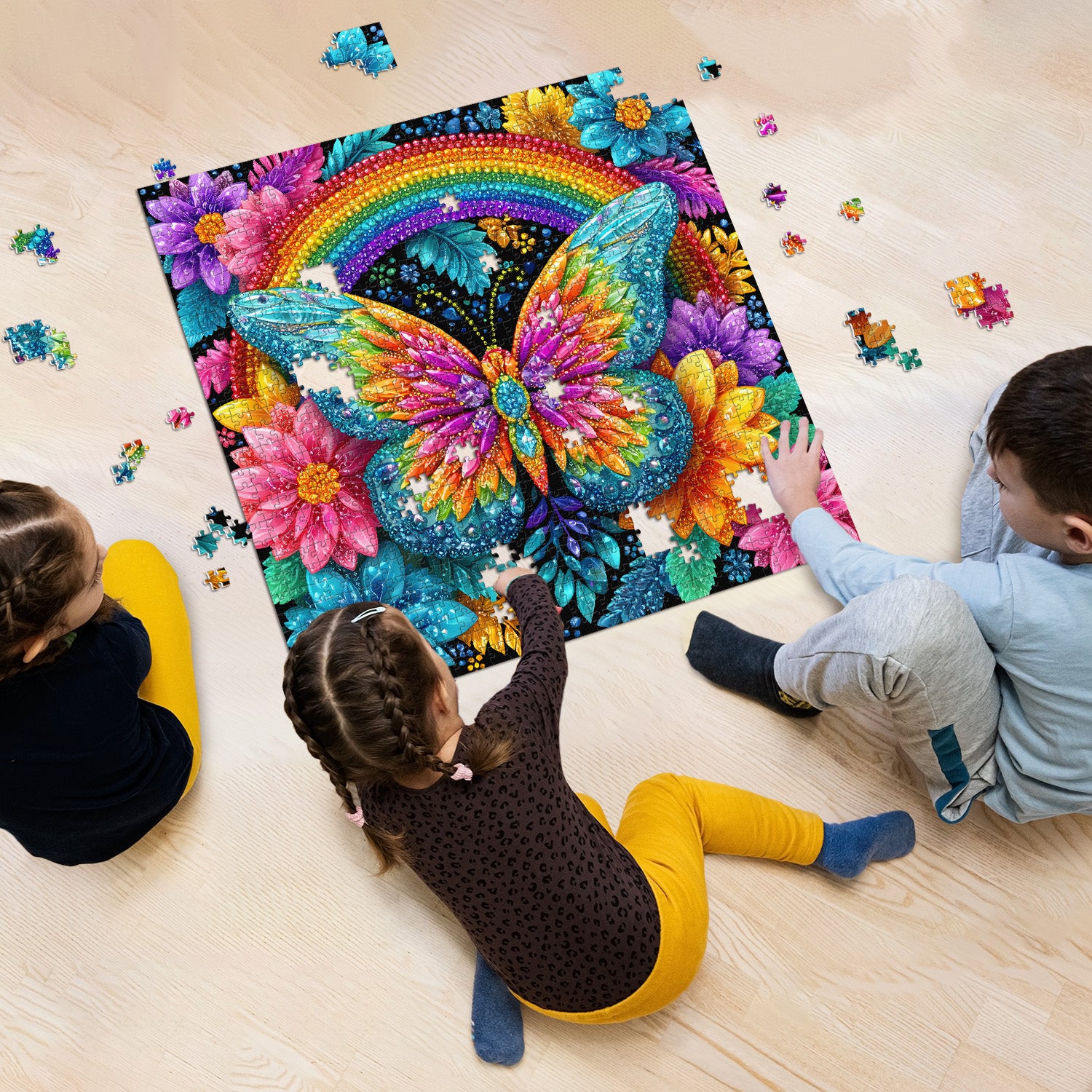 Psychedelic Rasing Jigsaw Puzzle 1000 Stücke