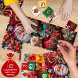 Adventskalender des Weihnachtsgedächtnisses Jigsaw Puzzle 1000 Stücke
