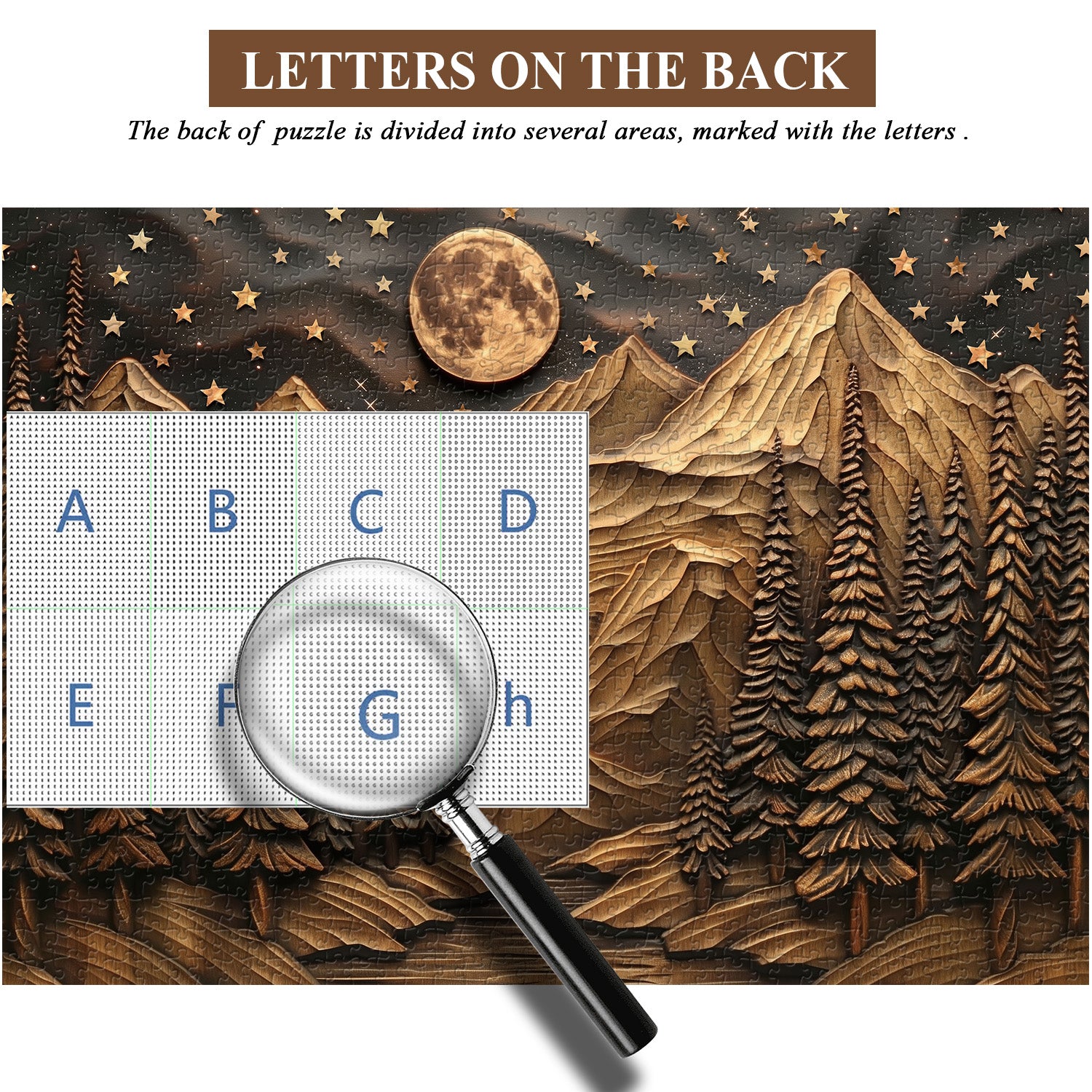 Puzzle de la foule sur bois Puzzles 1000 pièces