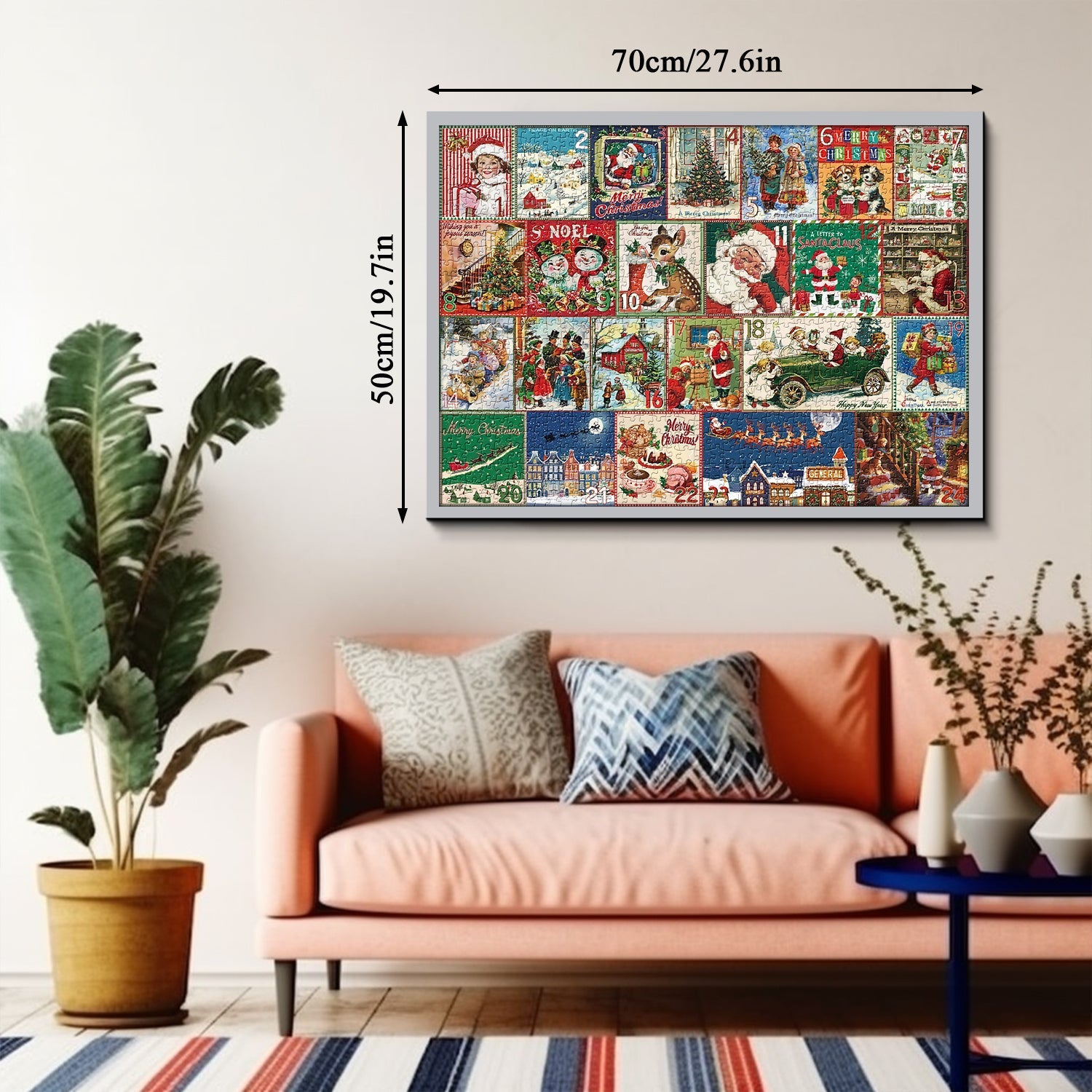 Calendario de Navidad Rompecabezas Puzzle 1000 piezas