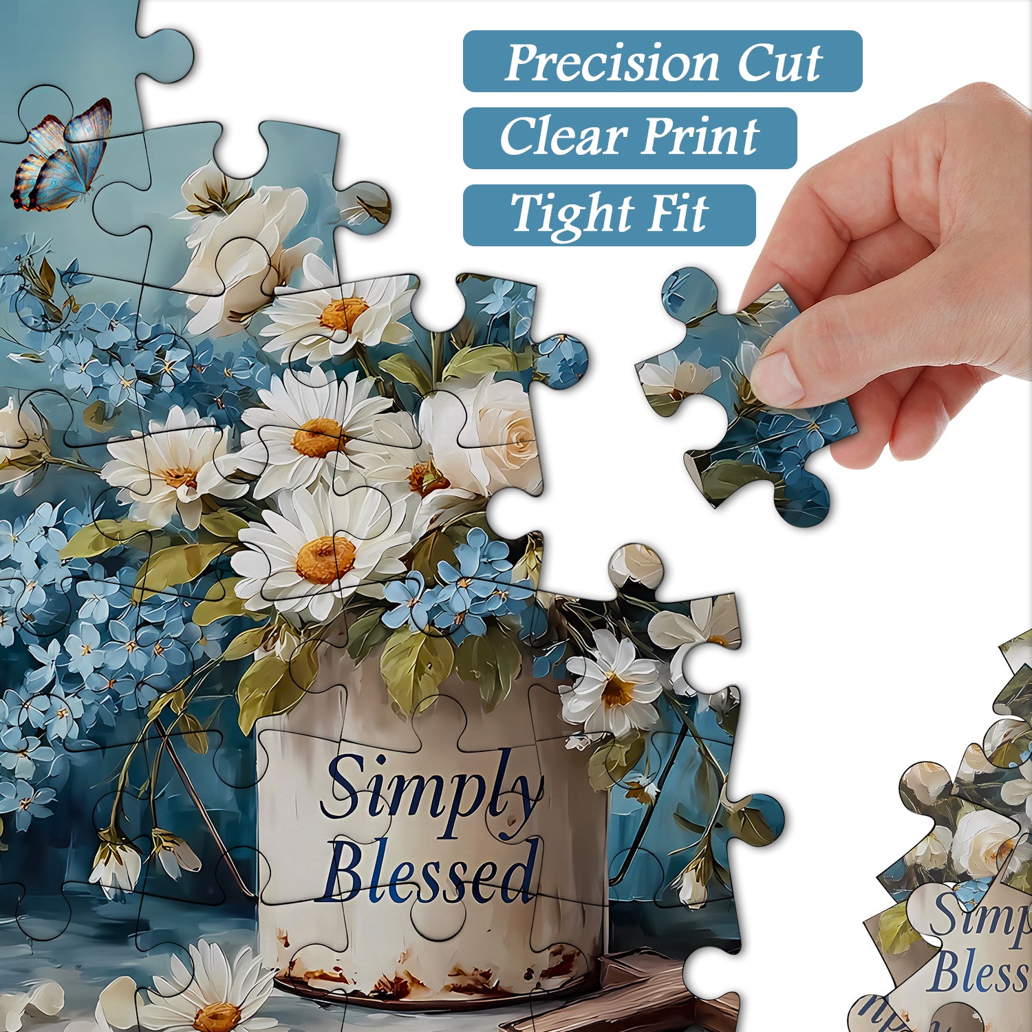 Blumen -Chaptears -Puzzle 1000 Stücke