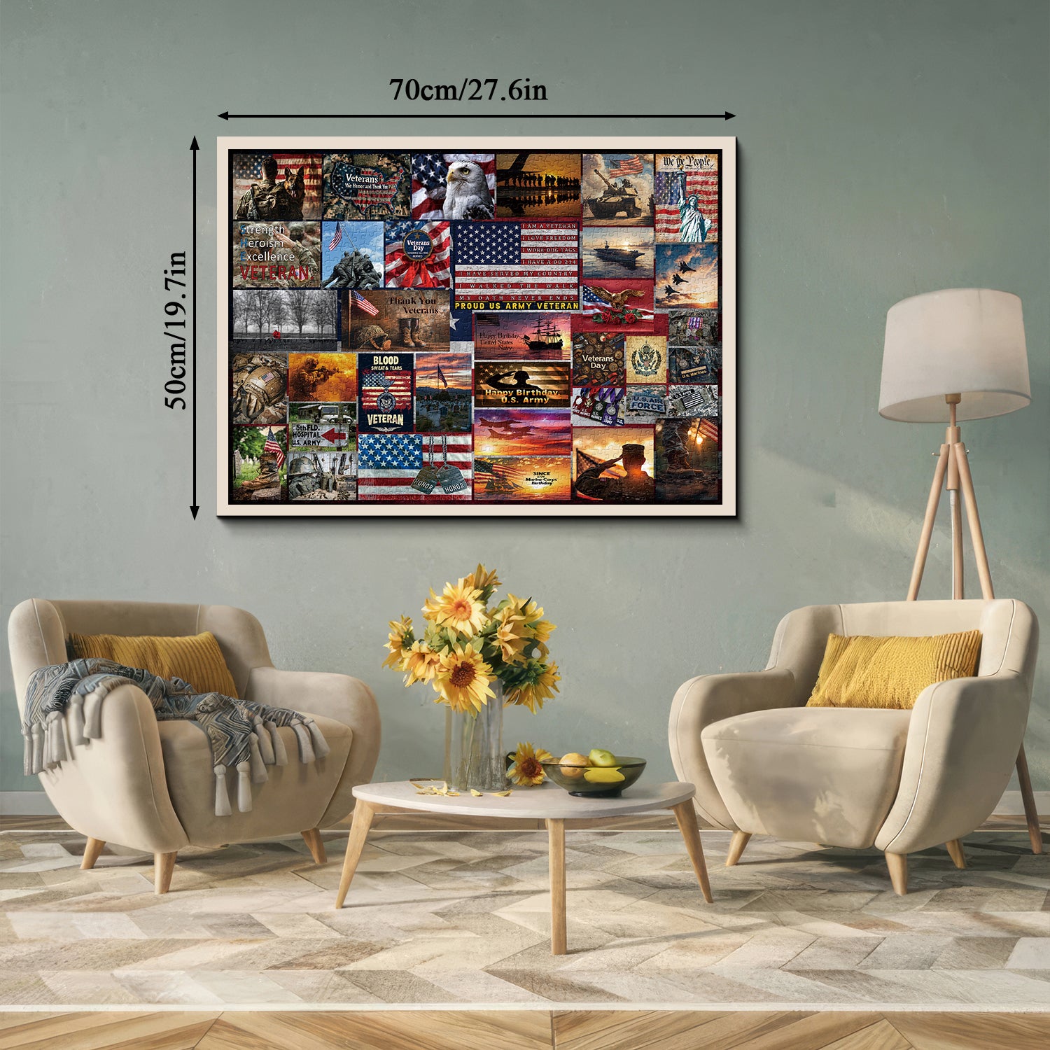 Stille Tributpuzzle Rätsel 1000 Stücke