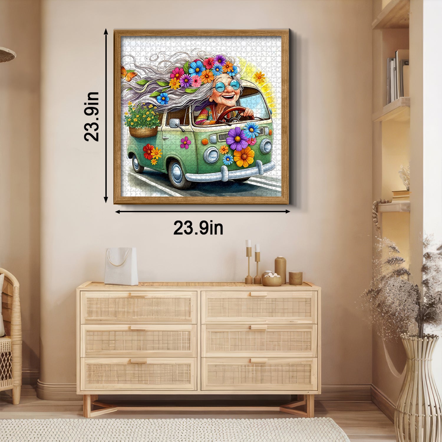 Banny’s Flower Van Jigsaw Entra 1000 pezzi