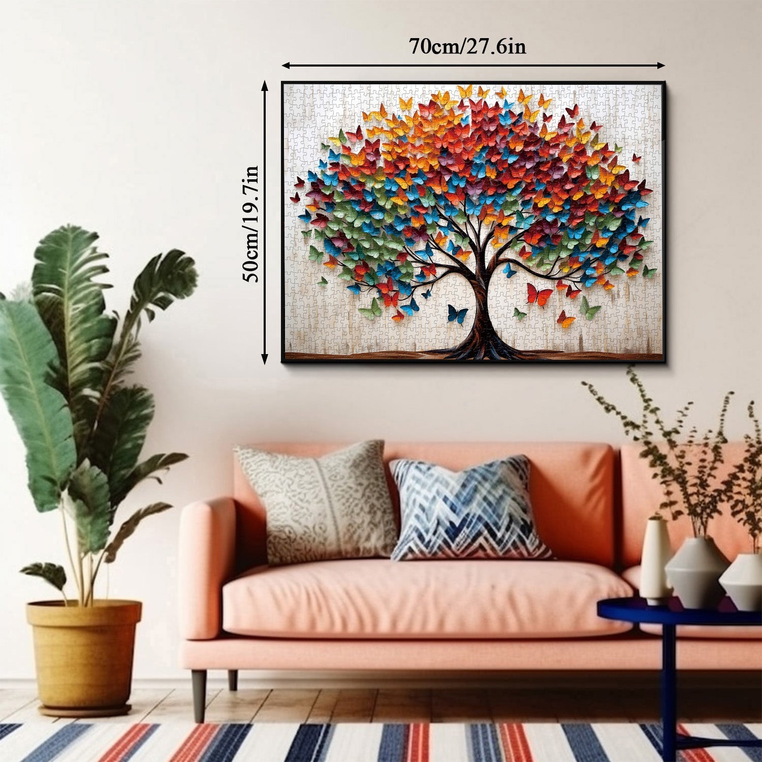 Árbol de vuelo vibrante rompecabezas de rompecabezas 1000 piezas