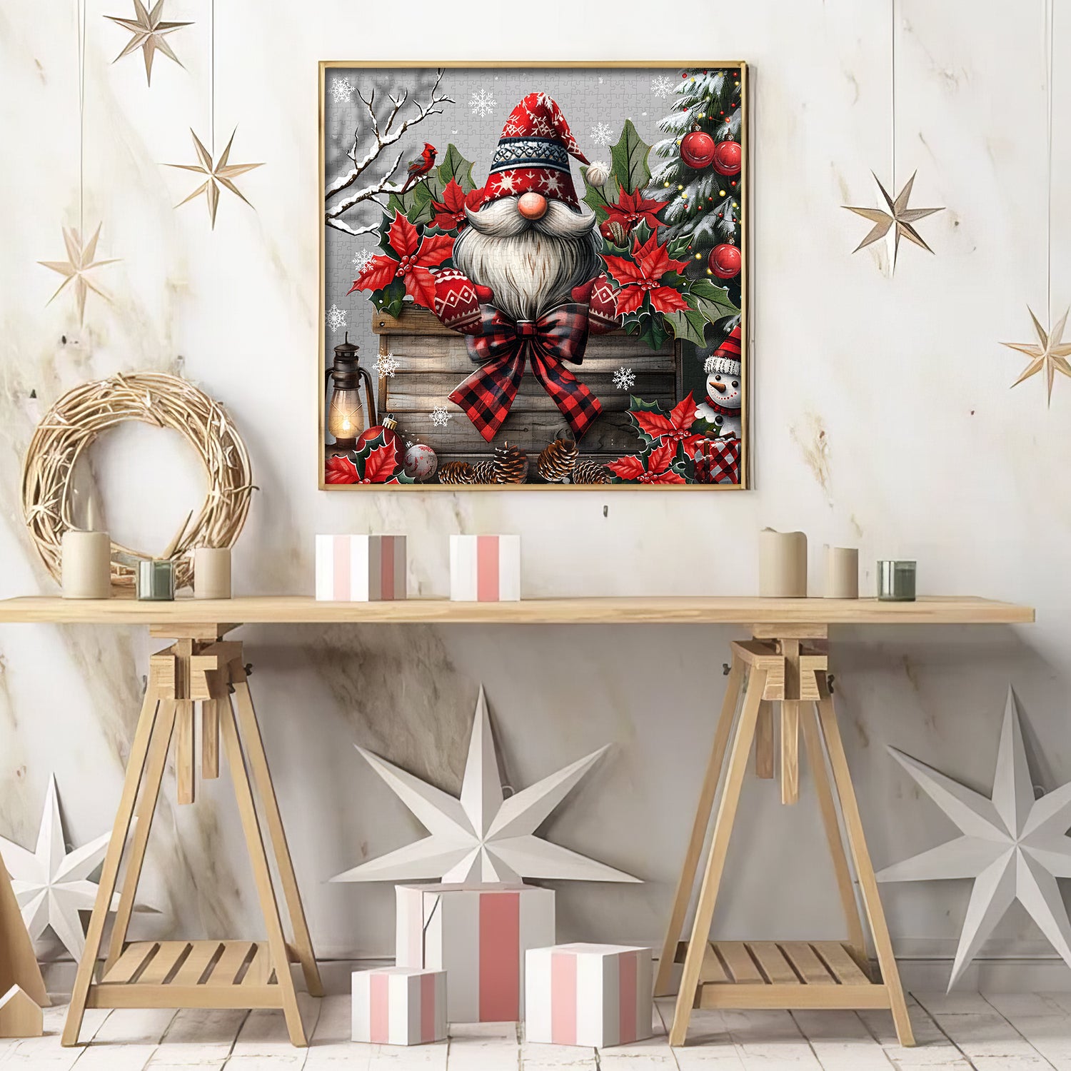 Christmas Gnome Jigsaw Puzzle 1000 Pieces
