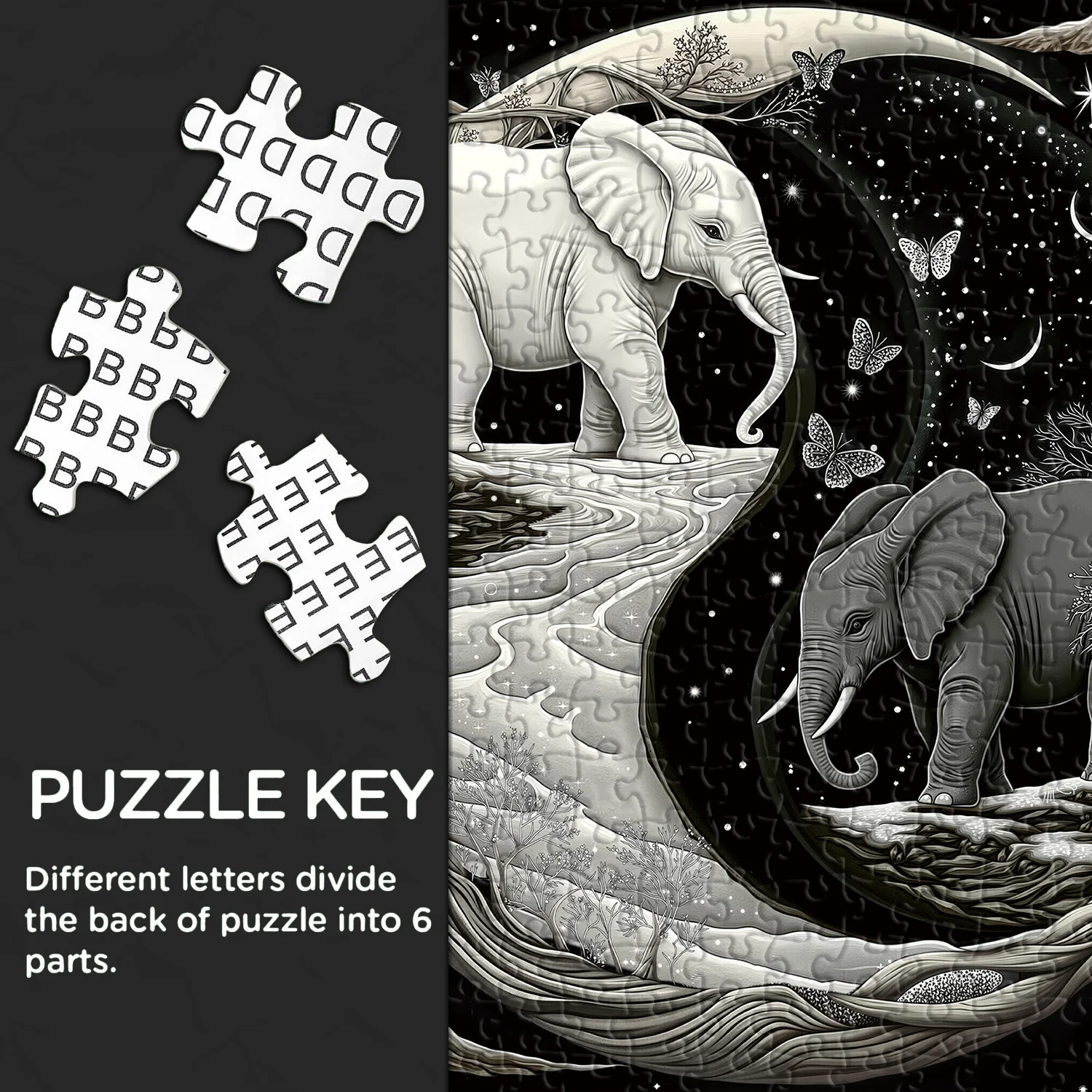 Elefants Reise Puzzle 1000 Stücke