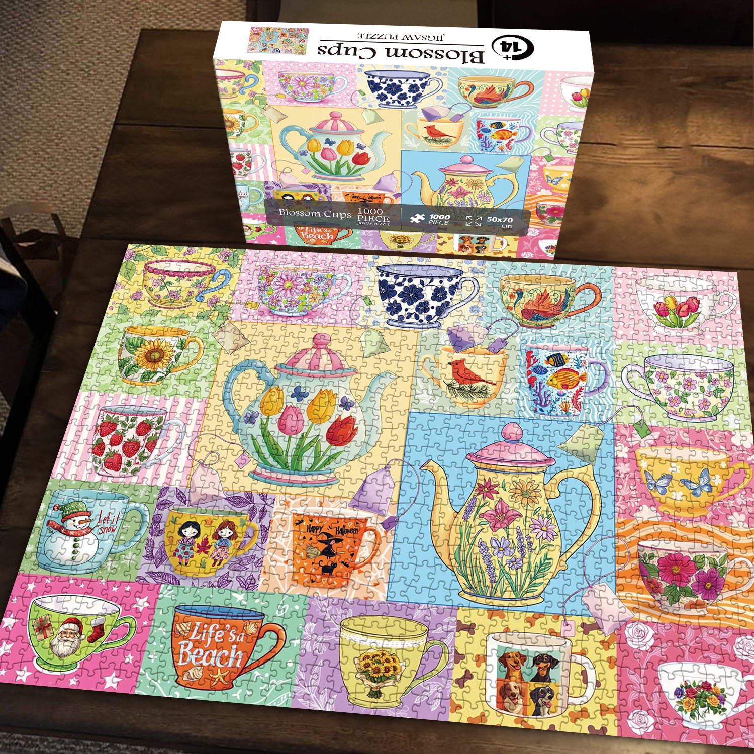 Blossom Cups Jigsaw Puzzles 1000 Pieces