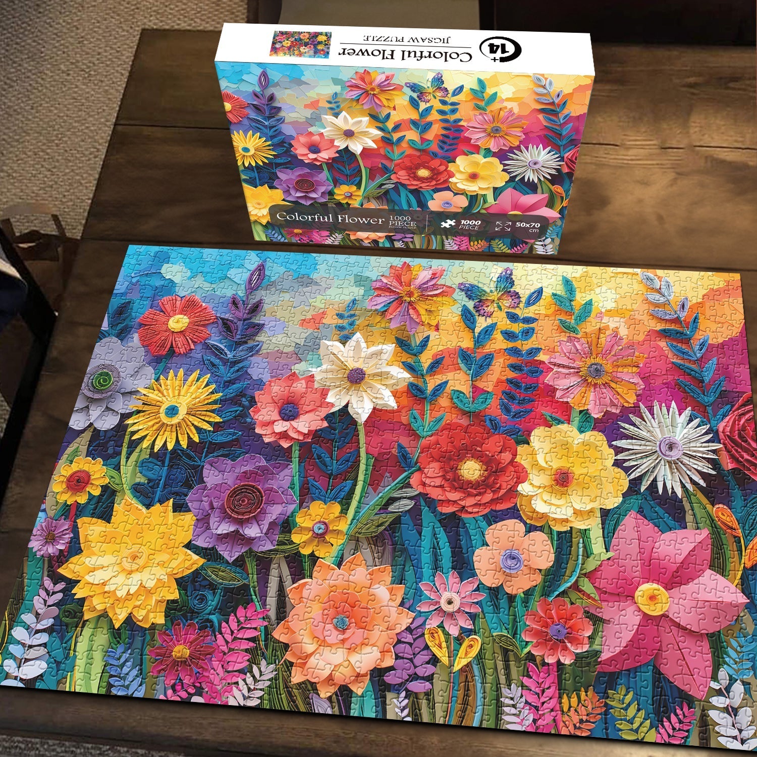 Puzzle colorato puzzle 1000 pezzi