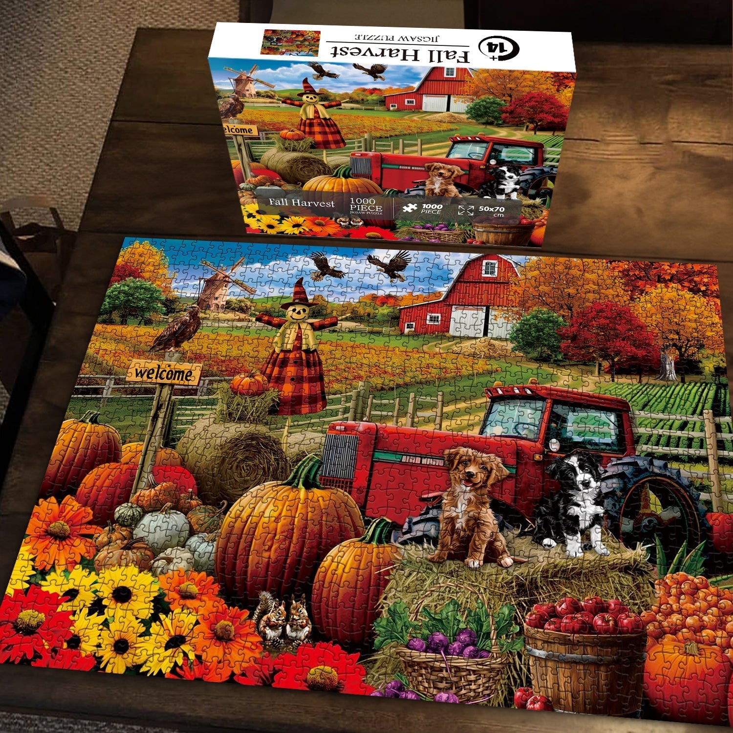 Herbsternte -Puzzle 1000 Stücke