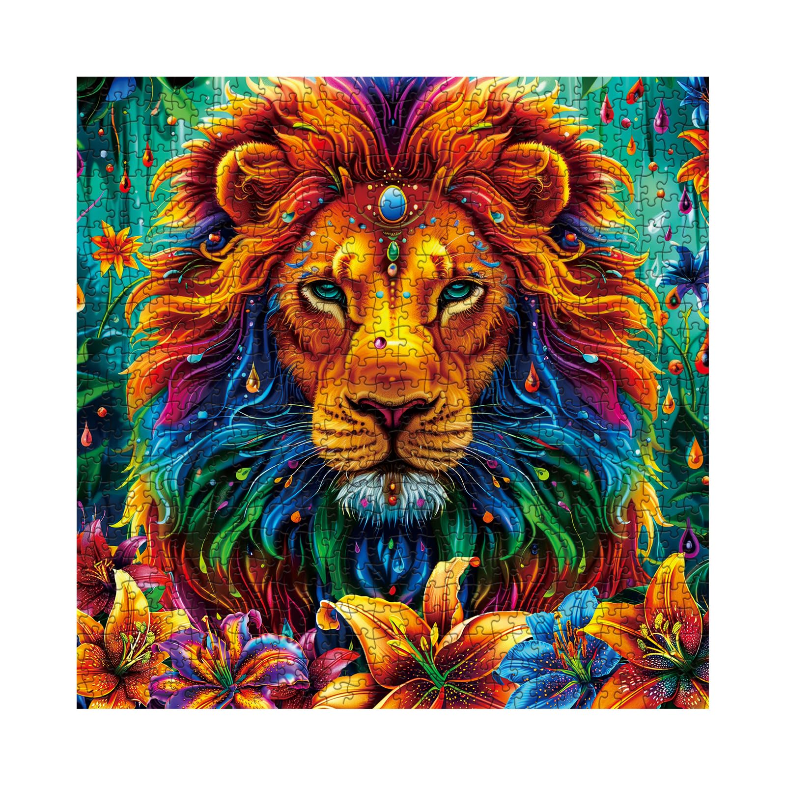 Phantasmal Lion Jigsaw Rätsel 1000 Stücke