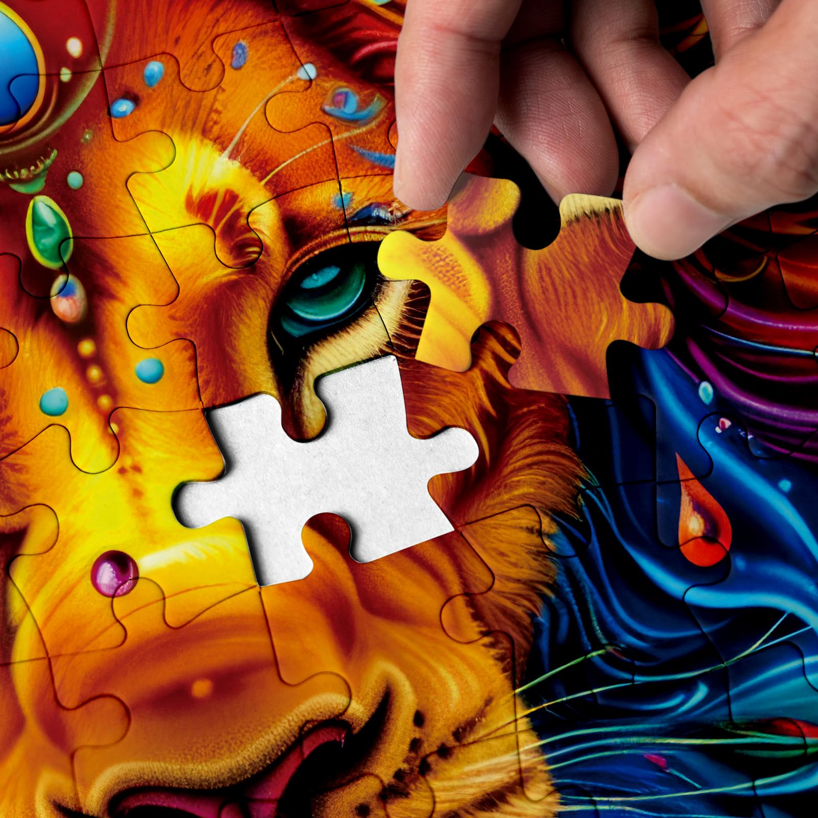 Phantasmal Lion Jigsaw Rätsel 1000 Stücke