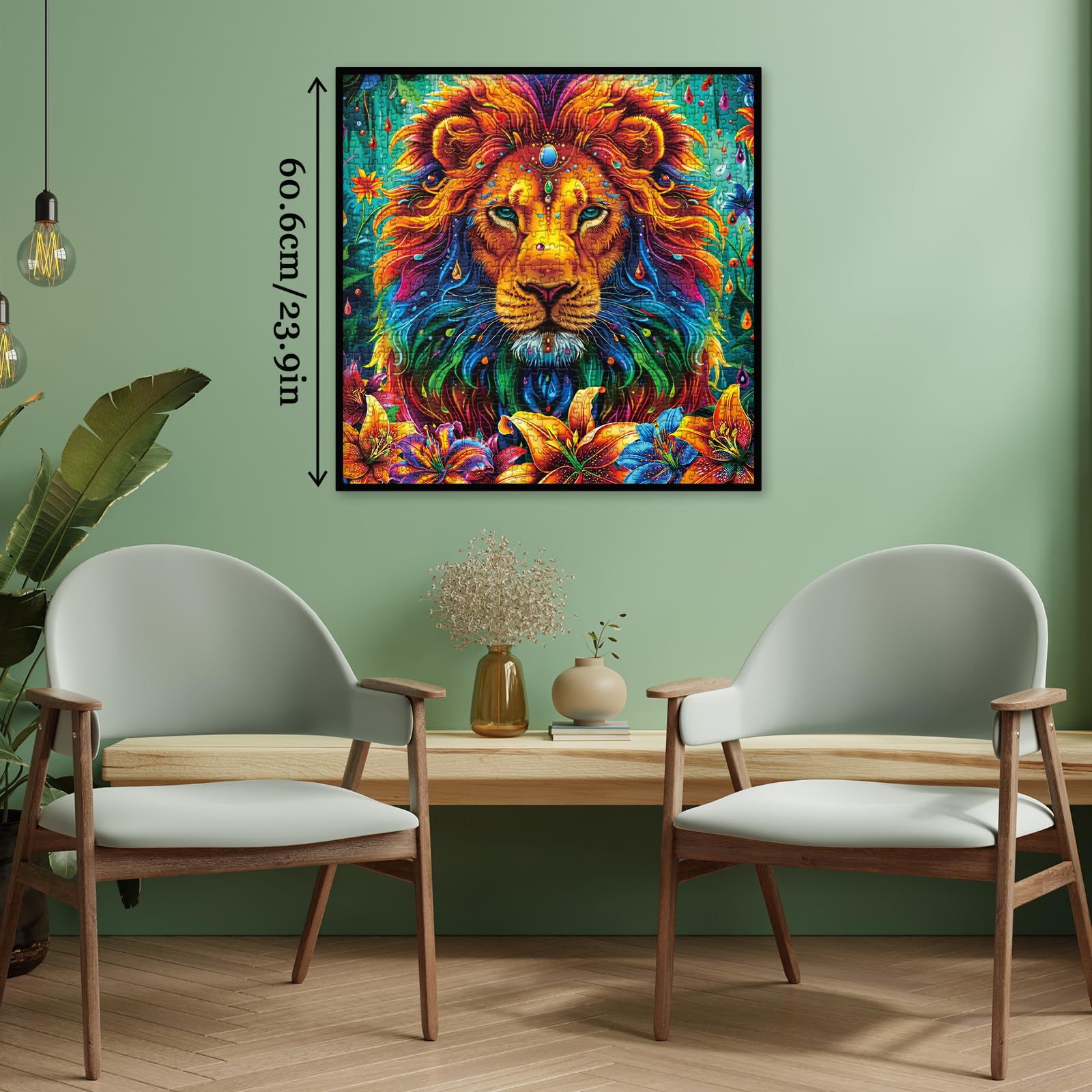 Phantasmal Lion Jigsaw Rätsel 1000 Stücke
