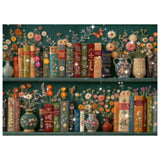 Blooming Bookshelf Diamond Painting Kit