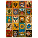 Mexican Folk Art Collection Diamond Painting Kit