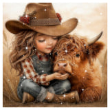 Gentle Highland Diamond Painting Kit