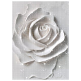 White Whirl Diamond Painting Kit