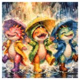 Dragon Rain Adventure Diamond Painting Kit
