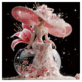 Blush Lily Diamond Painting Kit