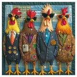 Runway Roosters Diamond Painting Kit