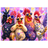 Cool Rooster Crew Diamond Painting Kit