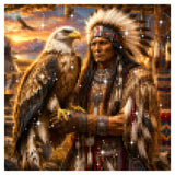 Tribal Spirit Eagle Diamond Painting Kit