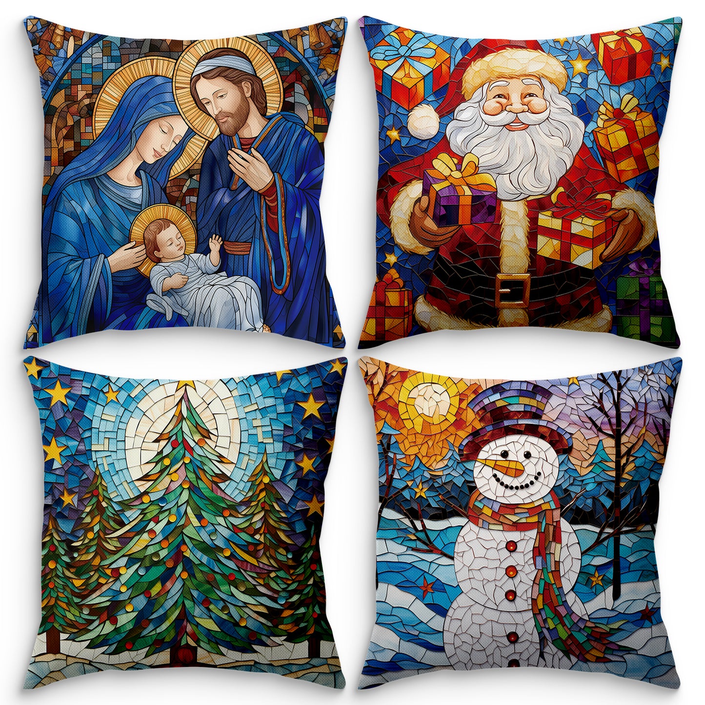 Snowman Throw Pillow Covers