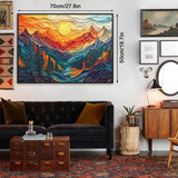 Vibrant Mountains Jigsaw Puzzle 1000 Pieces